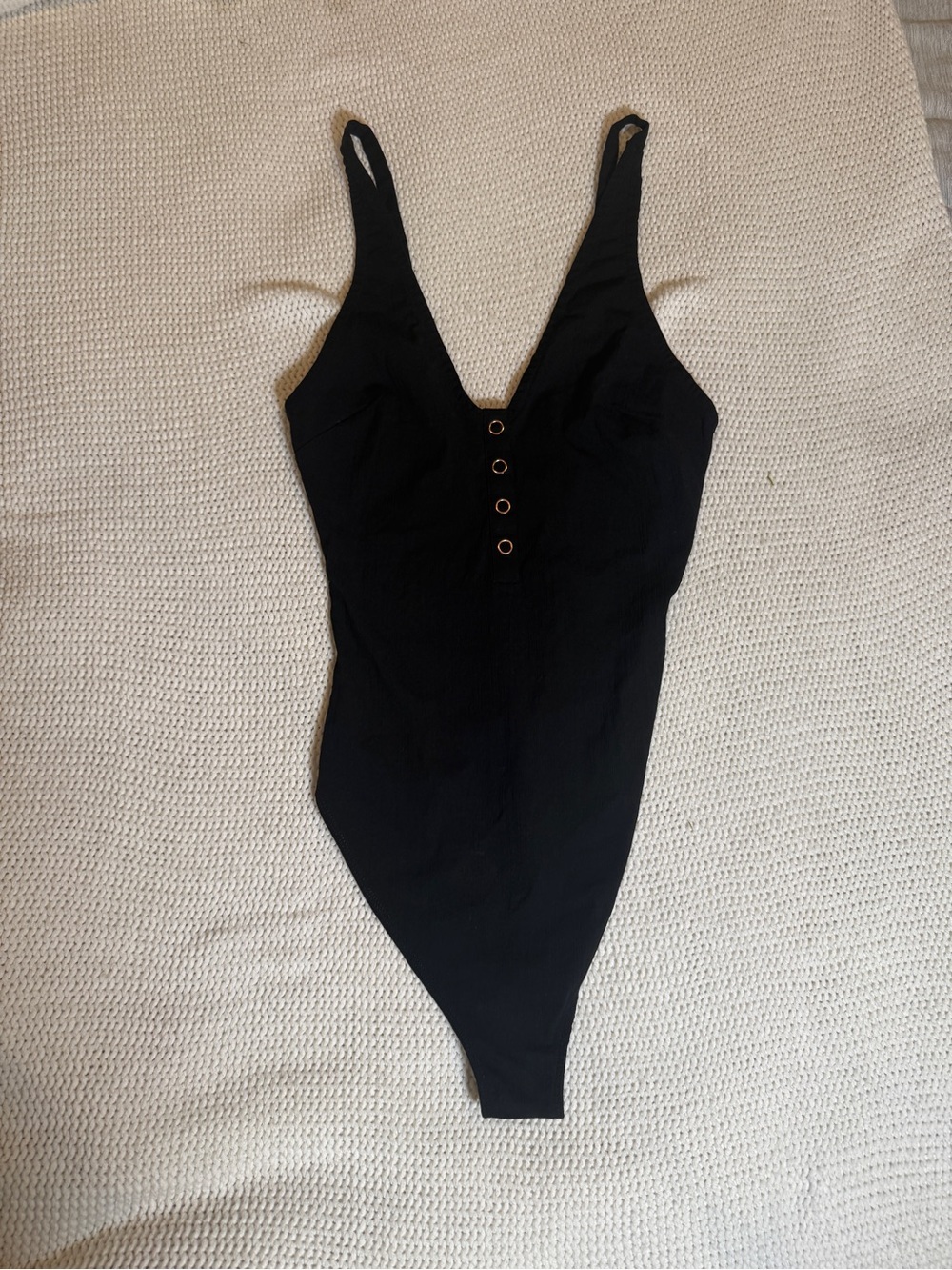 Free People Intimately Black Bodysuit NWT – XS